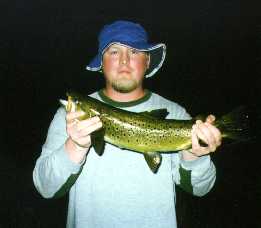 Angling report March 2003 Kingfisher Lodge fly fishing reports Lake Brunner